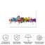 «San Diego California Skyline» par Michael Tompsett, reproduction sur toile tendue-98081410