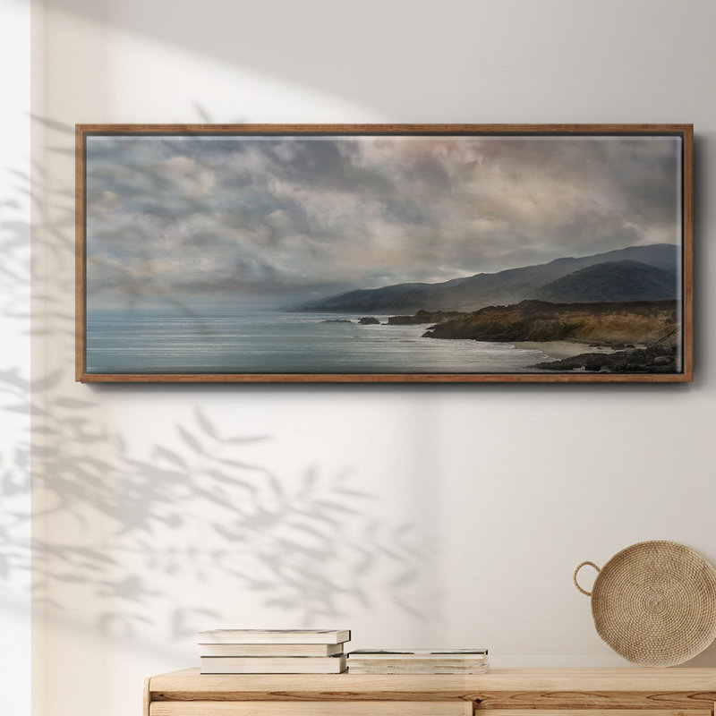 Calming Sea - Toile encadrée, H 20 po x l 50 po