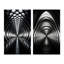 «Gray Tunnel Futuristic Elegance Sleek», 2 pièces-1902630096-1902630109