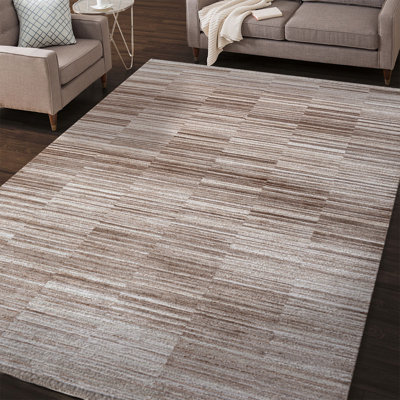 Tapis rectangulaire en coton Nastase