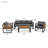 4-pieces Outdoor Furniture sofa Conversation Set-52526878