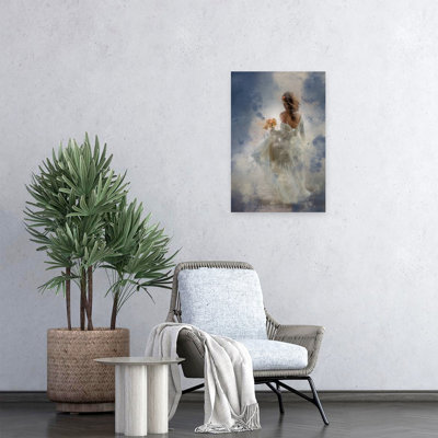 ...Remind Me Once Again Just Who I Am....' Abstract Contemporary Landscape Nature Wall Art Print 1 Piece Wrapped Canvas Wall Art