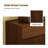 71" Credenza Sideboard With Drawers And Cabinets,strong Solid Wood Legs, Adjustable Shelves, Mid-century Modern Accent Cabinet For Entryway, Wood Tv Stand