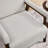 28.35'' Wide Upholstered Fabric Accent Armchair With Premium Solid Wood Legs-213657428