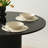 5-Piece Round Dining Set with Velvet Chairs-2099275671