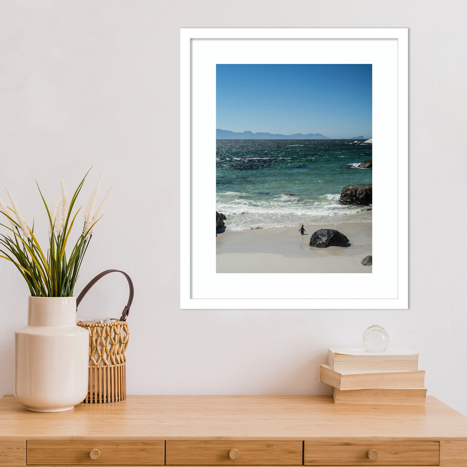 Nisbet "Heading Out to Sea" Print, White, 21" H x 17" W