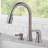Kate Pull Down Sprayer Kitchen Sink Faucet with Matching Soap Dispenser-3843195