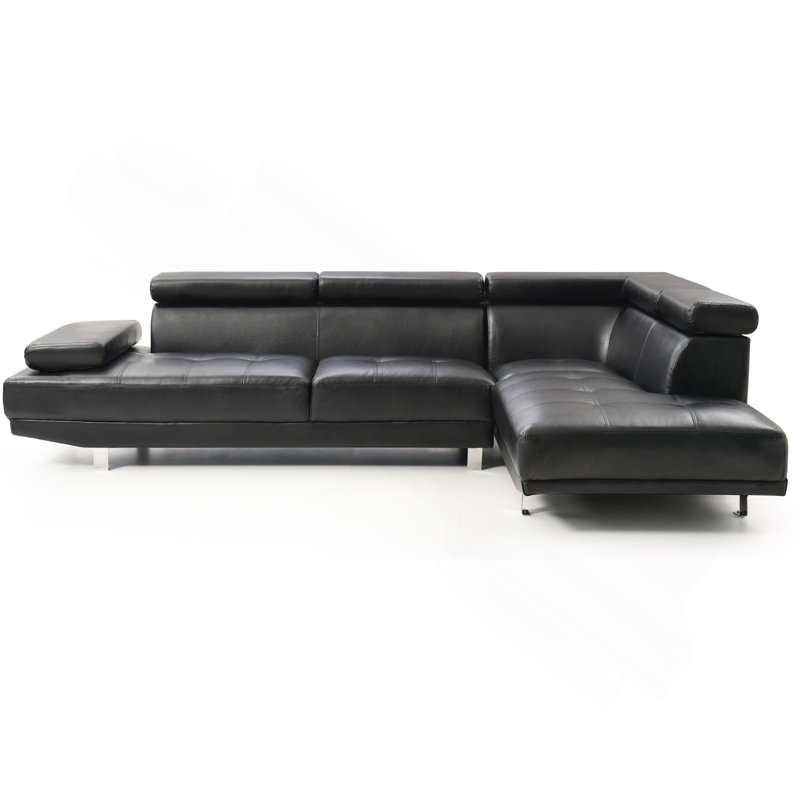 Canapé modulaire Riveredge (sans repose-pieds), noir, Noir
