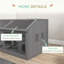 Gerbille avec plateforme et circulation d'air, 33,5 po x 18 po x 17 po, pour les hamsters, petit animal au charbon