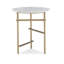 Modern Edge Marble End Table