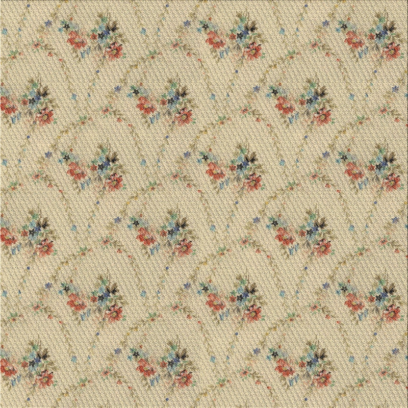 Tapis beige Ivie, Carré 6 pi