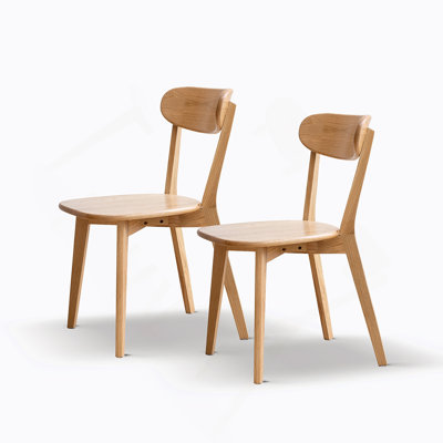 Dining Chair Oak Natural Wood 100% Dirt-Free Wood Chair Solid Chair Table Chair