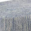 Pouf carré en tissu tissé à chevrons-999664201