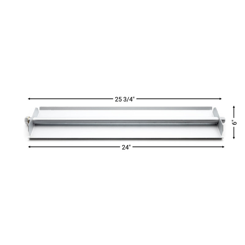 Brûleur à gaz linéaire Tretco avec ensemble de raccordement complet - Brûleur de foyer - Thermolaqué ou acier inoxydable - Foyer ou foyer au propane liquide LP