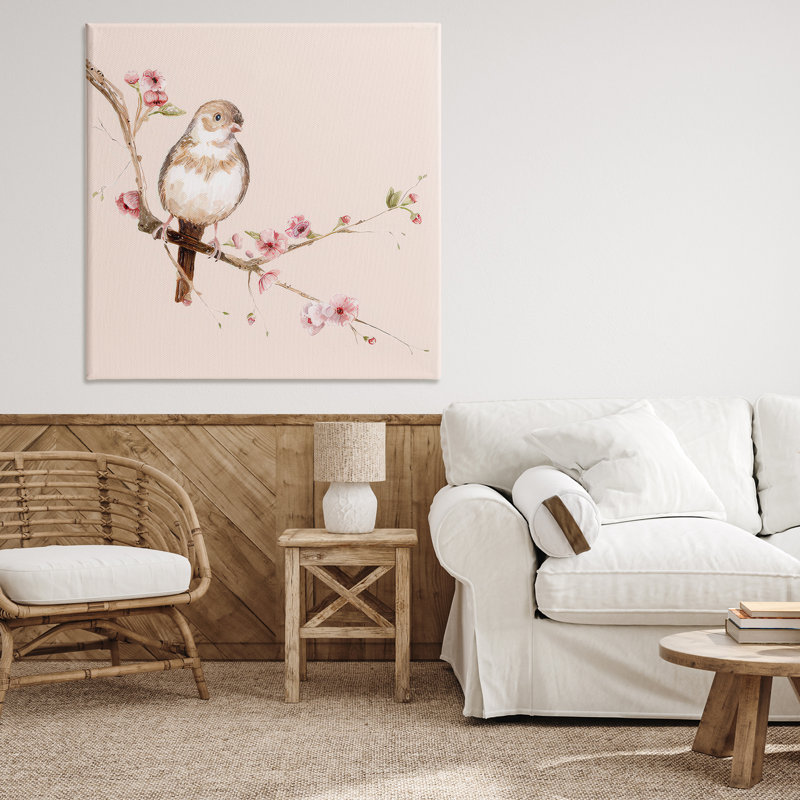Sweetest Bird, toile par Lisa Wehmeyer, H 36 po x l 36 po