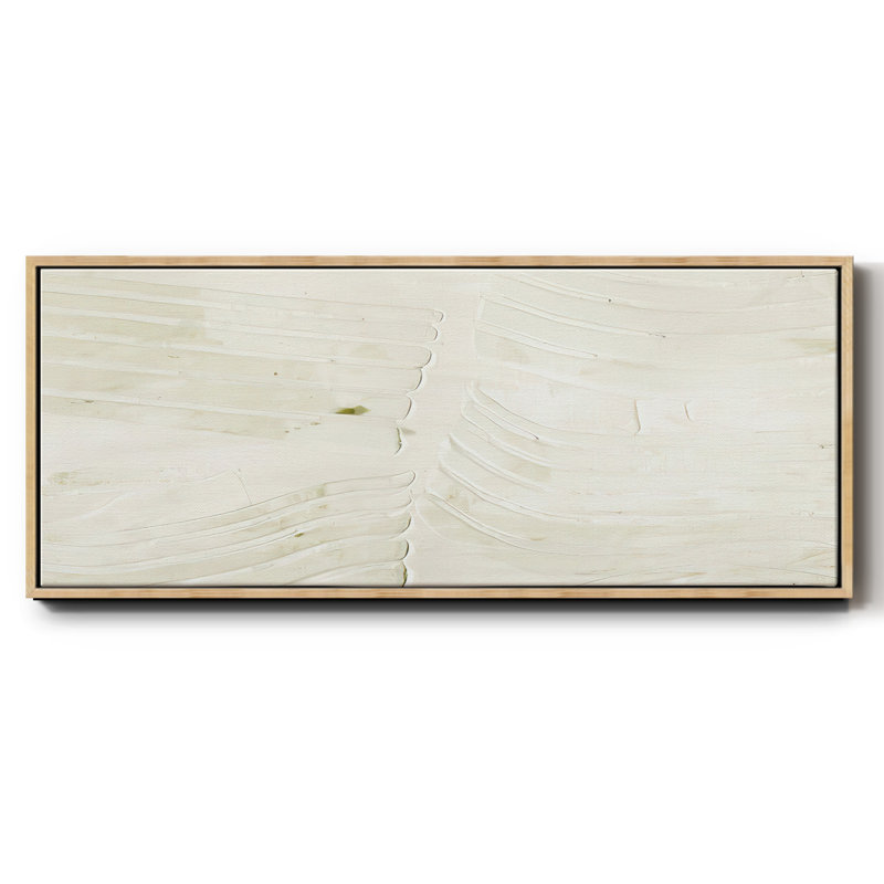 Roll Crossing I, Pas de tapis, H 17 po x l 25 po x P 2 po, Toile naturelle avec cadre flottant