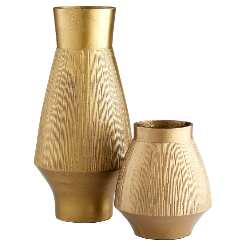 Dorado Handmade Aluminum Table Vase