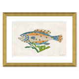 Fish Plaque Blue Trout Giclee Print by Dana Gibson