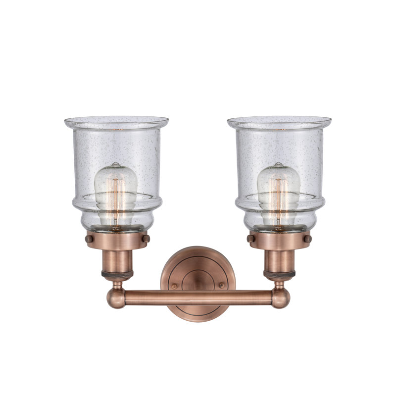 Cailen 2 - Light Dimmable Vanity Light, Seedy, Antique Copper