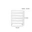 Commode d'appoint en bois simple et moderne
