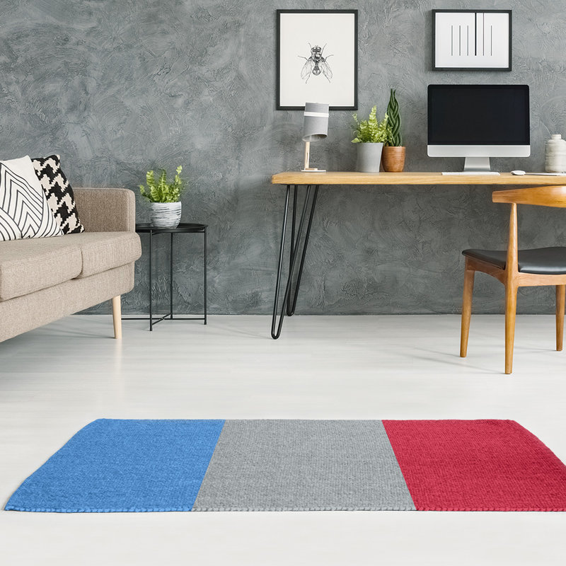 Striped Indoor Rug, Rectangle 5' x 7', Yes