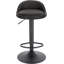 Mettawa Swivel Upholstered Adjustable Height Counter Stool with Metal Frame-1175227386