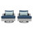 Ehrenfried 5 - Person Patio Conversation Set with Cushions-83092557