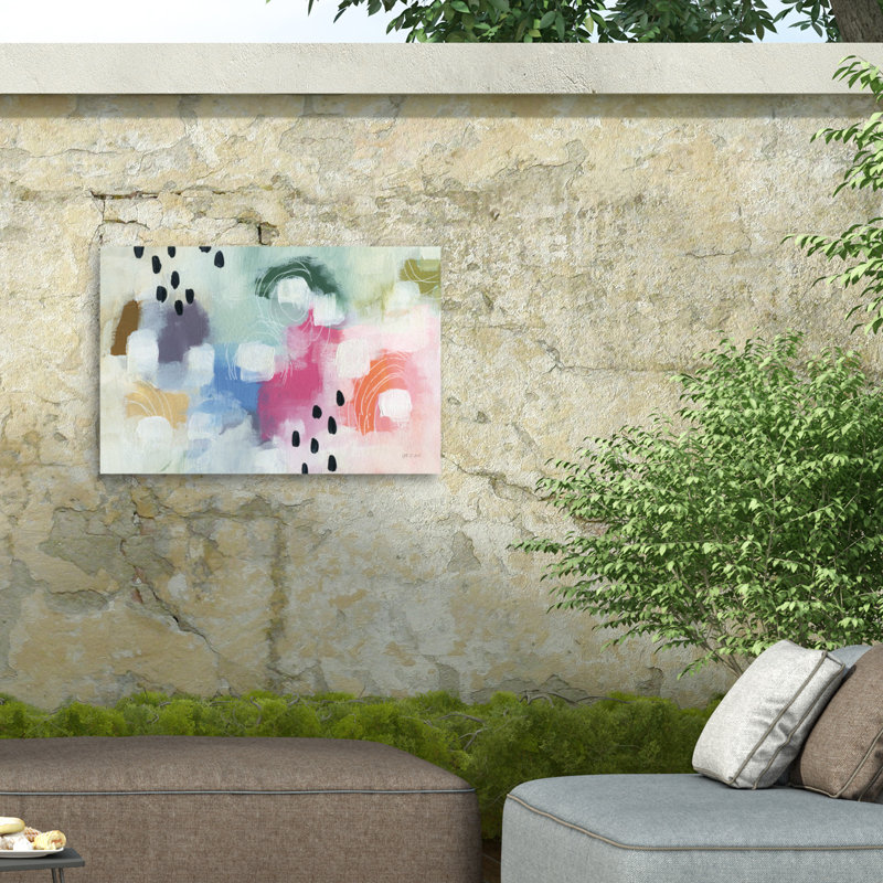 Yvette St. Amant Happy Days Outdoor  Canvas, H 12 po x l 19 po