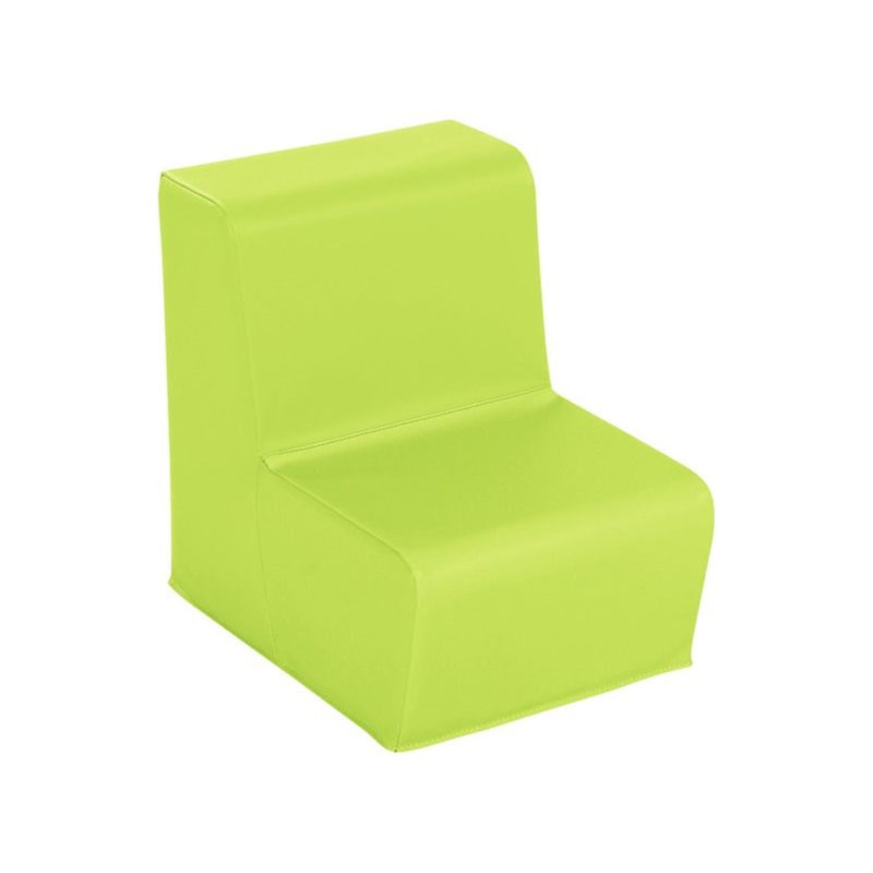Chaise basse de base droite - Hauteur du siège: 6 po, Vert printemps