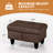 Athiste Flannel Storage Ottoman | 300 lbs Weight Capacity Multifunctional Tufted Footrest with Hidden Storage-1713863437