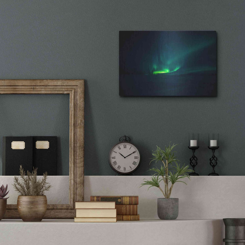 "Northern Lights Aurora Borealis 4" par Luxe, H 12 po x l 16 po