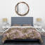 Ensemble de housse de couette à feuilles tropicales mid-century-40702014