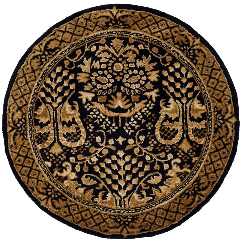 Tapis oriental en laine Parry, Rond 8 pi