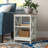 Versa Crossbuck 2-Tier Storage End Table Set-1501221310