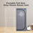 Full Size Portable Grey Steam Sauna Tent–Personal Home Spa, With Steam Generator, Remote Control, Foldable Chair, Timer And PVC Pipe Connector Easy To Install.Fast Heating, With FCC Certification