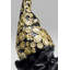 Decorative figure dwarf meditation black gold 19cm