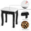 Cannady Dressing Table with Mirror