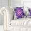 Étrange fleur avec des courbes ondulées - coussin à imprimé floral-30718524-30718528