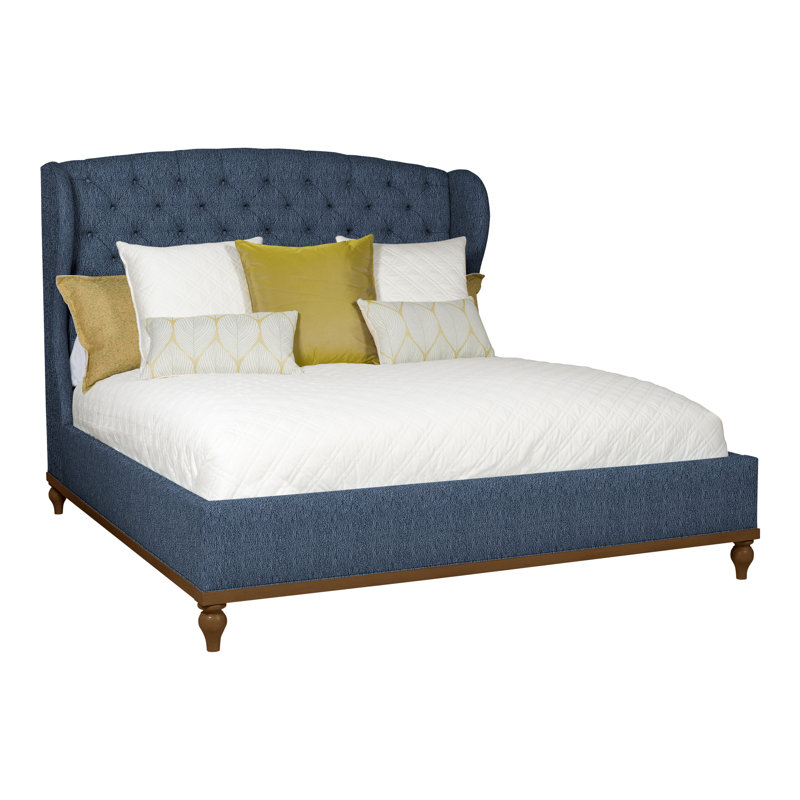 Emma King Bed, Casa Blanca, Navada Blue, No