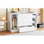 Lit simple blanc avec tablettes et garde-robe - Pièce de rangement longue durée facile à assembler