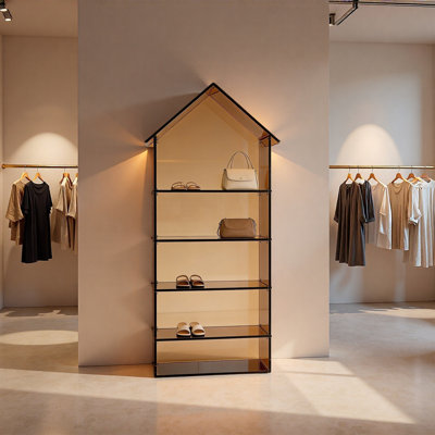 Acrylic House Display Shelf