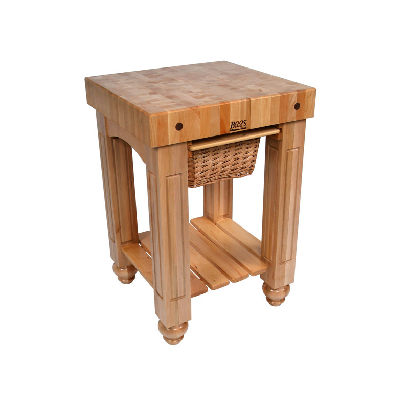American Heritage Gathering Prep Table, Natural Maple