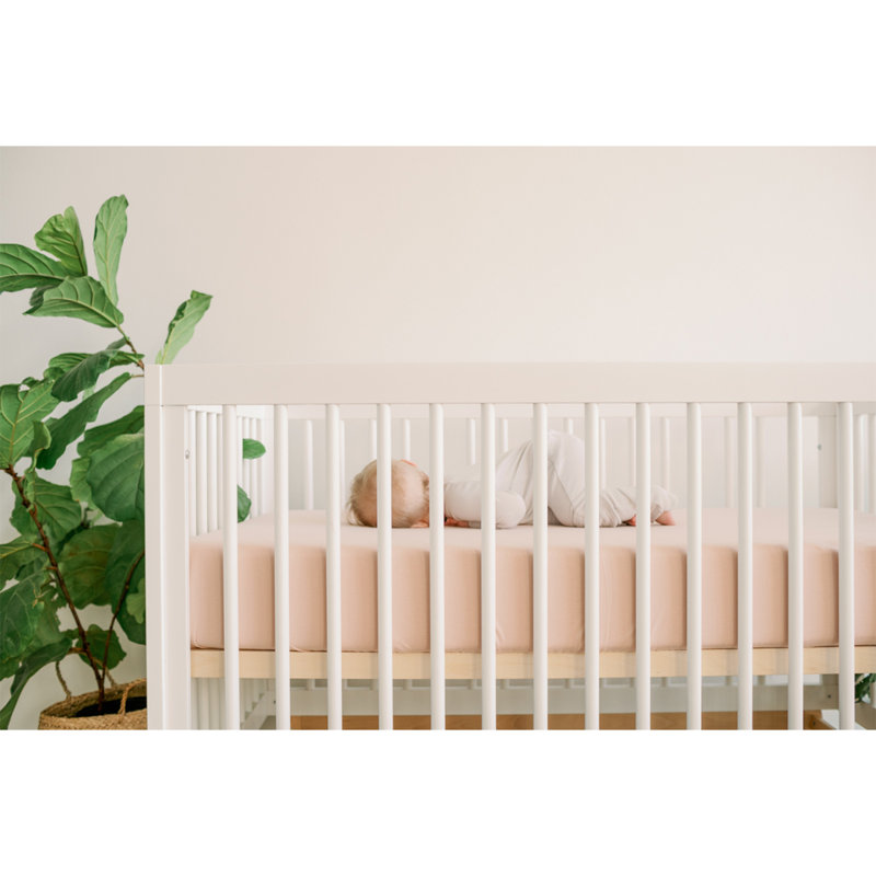 Drap-housse pour lit de bébé Goumikids, Rose