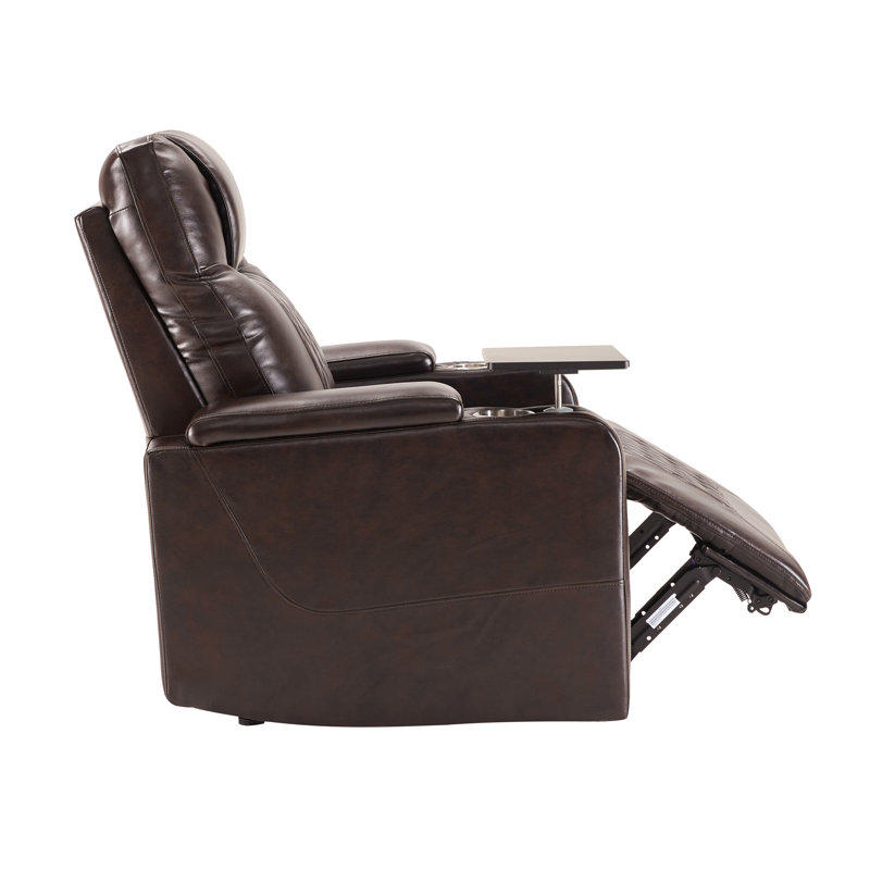 Fauteuil inclinable Power Motion avec port de charge USB et rangement pour bras cachés 2 porte-gobelets pratiques