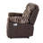 Bruni Brown Console Reclining Loveseat