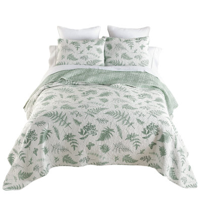 Mansi Botanical Cotton Quilt Set