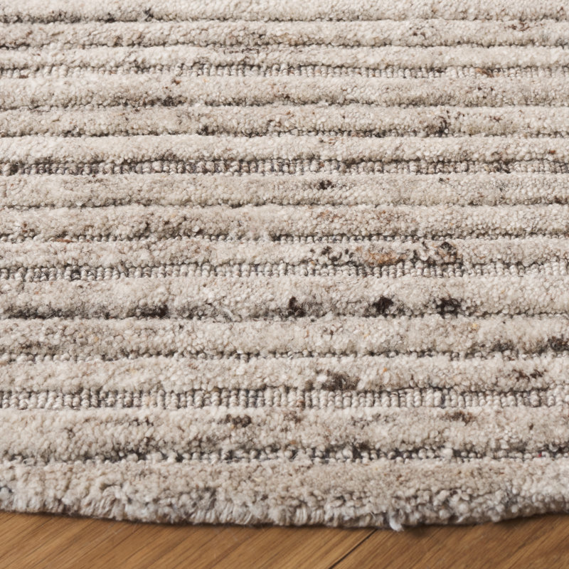 Tapis beige Adhurim Elements 701, Rond 6 pi