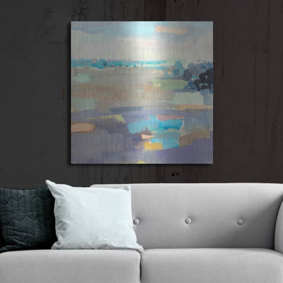 Ivy Bronx «Sherbet Sky» par Kathleen Robbins, art mural en métal