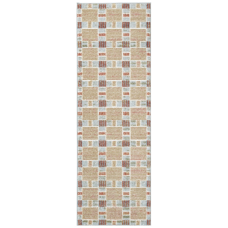 Capodilupo Rust Multicolor Modern Indoor Rug