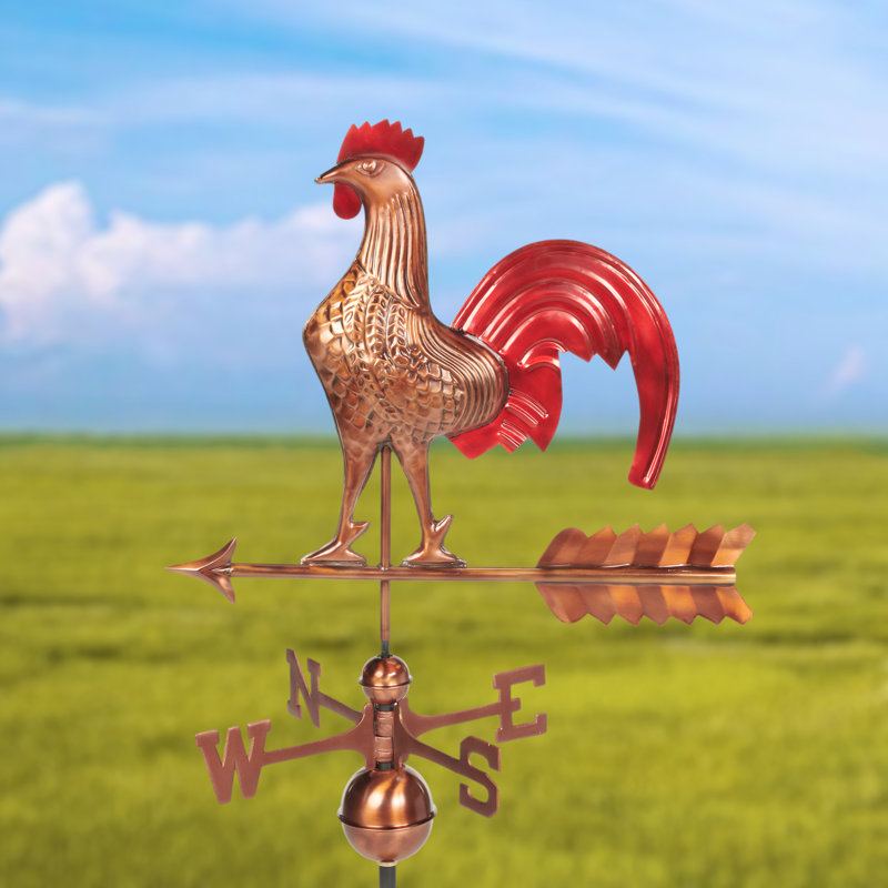 H Metal Animals Weathervane, 40" H x 25" W